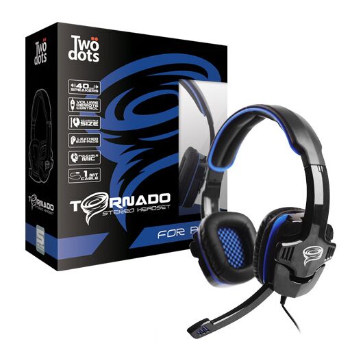 TWO DOTS PS4 Cuffie Wired Tornado