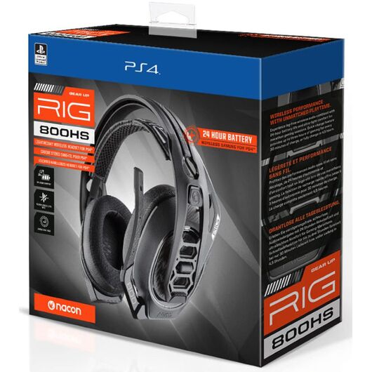 NACON PS4 Cuffie Wireless Gear Up RIG 800HS Black