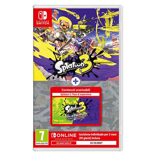 Splatoon 3 + Expansion Pass + 3 mesi NSO