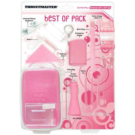 THRUSTMASTER DS/DS Lite Best of Pack 14 in 1 Pink