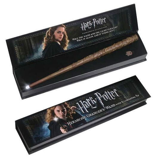 NOBLE COLLECTION Size: 36cm. Presentation in a gift box. Batteries not included. By pressing the button you can increase or decrease the power of the light and with the movements you can turn it on or pay.