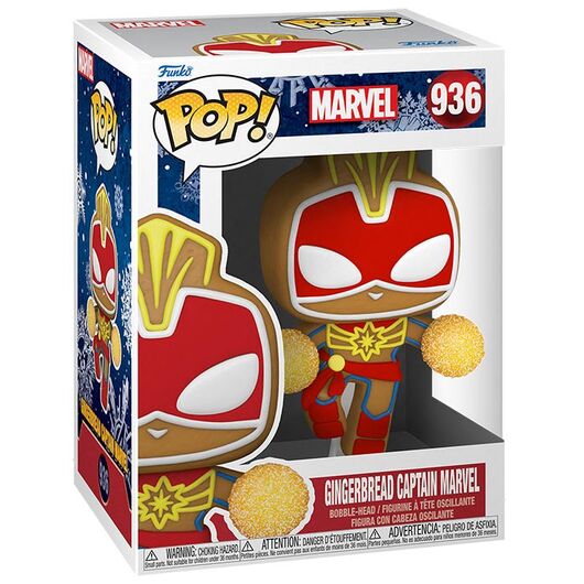 FUNKO POP Holiday Gingerbread Marvel Captain Marvel 50661