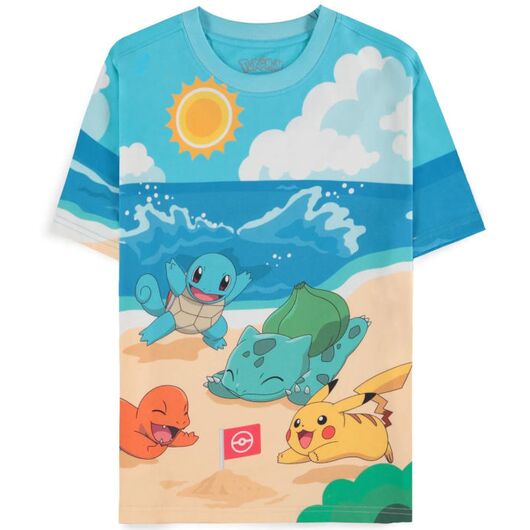 T-Shirt Pokemon Beach Day Donna L TS661058POK-L