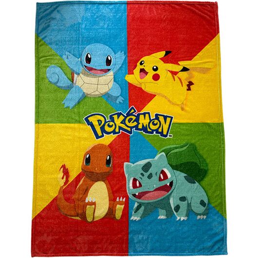 Coperta in Pile Pokemon Characters 130x180cm
