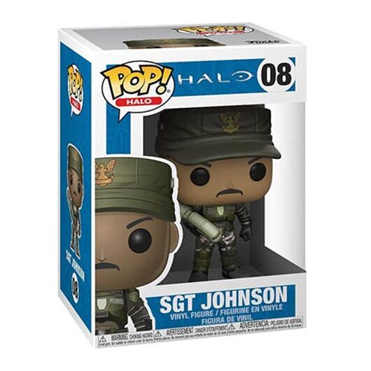 FUNKO POP Halo Sergent Johnson 08 30101