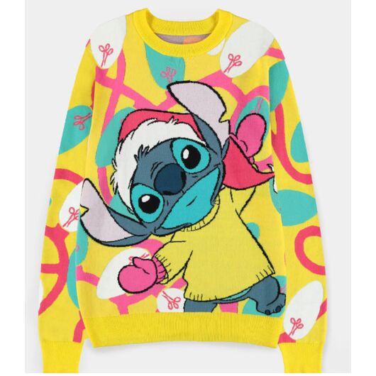 Maglione Natale Disney Stitch Fluo S