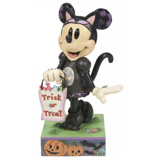 Minnie con Costume da Gatto Nero