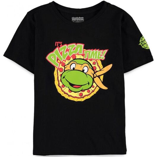 T-Shirt TMNT Turtles Michelangelo Pizza Time Boy 134/140 TS816208TNT