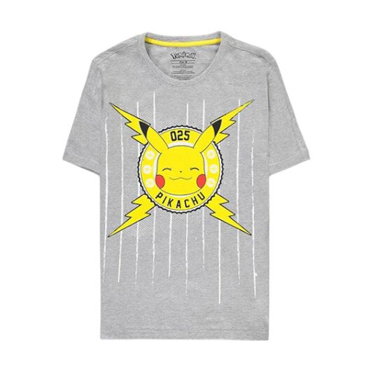 T-Shirt Pokemon Fun Pika Grigia L TS203161POK-L