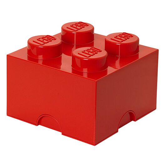 LEGO Brick 4 Red Container RCL SB4 RD
