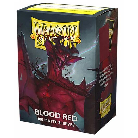 DRAGON SHIELD Bustine Standard Matte Blood Red 100pz