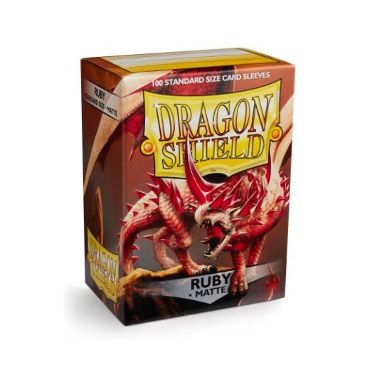 DRAGON SHIELD Bustine Standard Matte Ruby 100pz