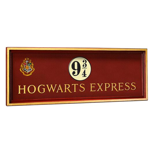 Harry Potter Hogwarts Platform 9 3/4 plate