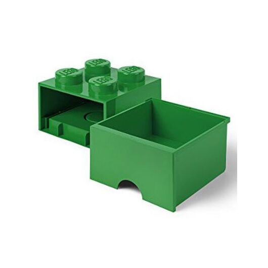 LEGO Brick 4 Drawer Green Container RCL BD4 GR