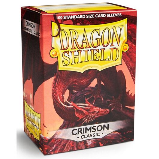 DRAGON SHIELD Bustine Standard Classic Crimson 100pz