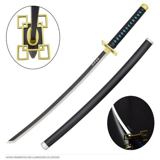 Katana Led Non Affilata Demon Slayer Muichiro Tokito