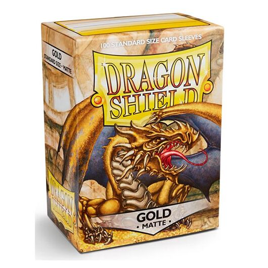 DRAGON SHIELD Bustine Standard Matte Gold 100pz