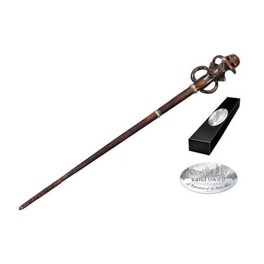 Bacchetta Harry Potter Mangiamorte Swirl Character Ed.