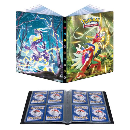 ULTRA PRO Album 4 Tasche Pokemon Scarlatto e Violetto 01