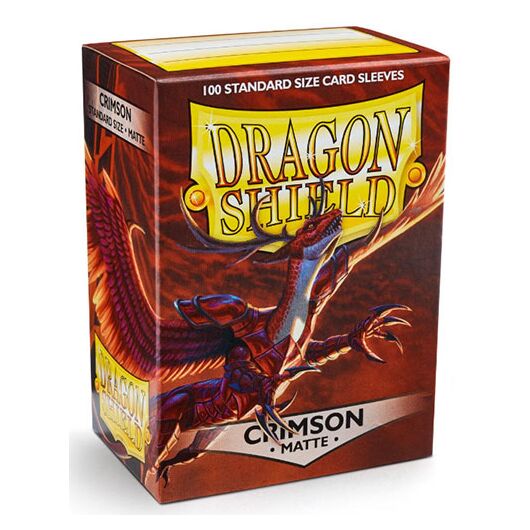 DRAGON SHIELD Bustine Standard Matte Crimson 100pz
