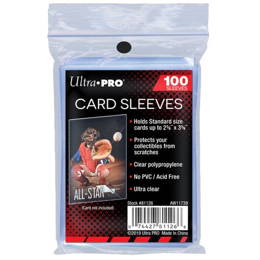 ULTRA PRO Bustine Morbide Trasparenti 100pz
