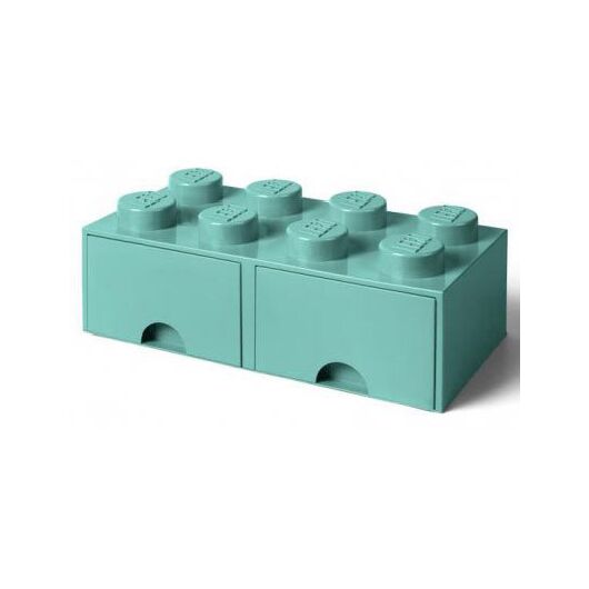 LEGO Brick 8 Drawer Light Blue Container RCL BD8 LB