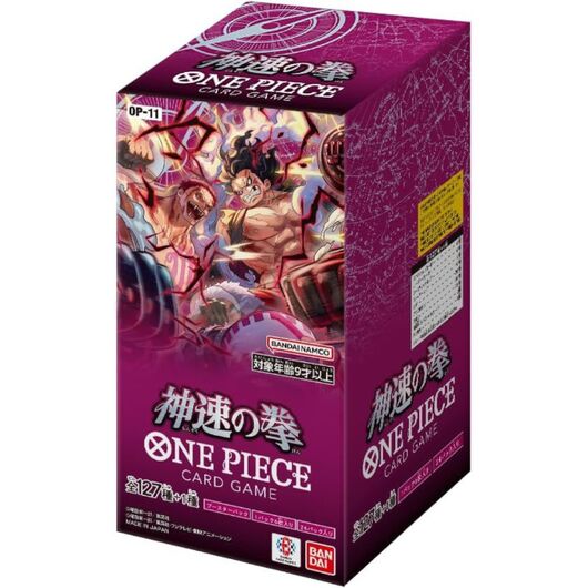 One Piece Card JAP Fist Divine Speed OP-11 Box 24 Buste