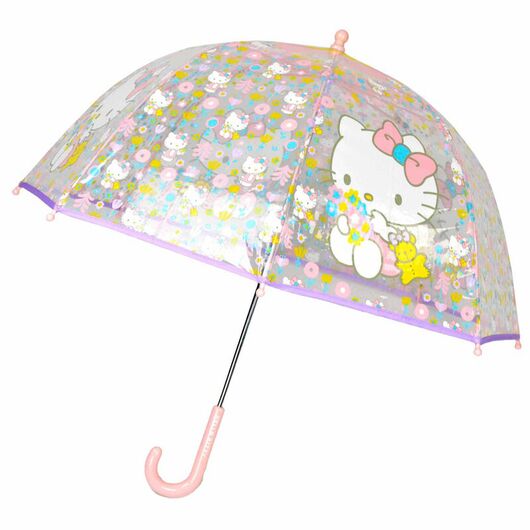 CYP BRANDS Hello Kitty manual transparent umbrella 48cm