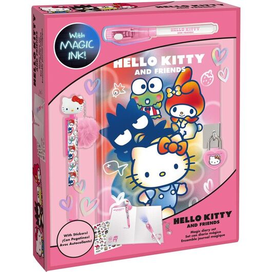 KIDS LICENSING Hello Kitty Diary + magic pen + topper pen