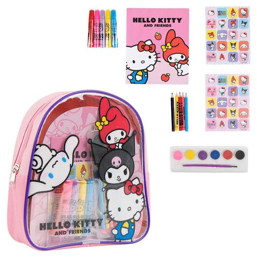 CERDÁ Hello Kitty backpack stationery set