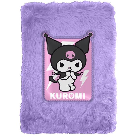 KIDS LICENSING Hello Kitty Kuromi plush notebook