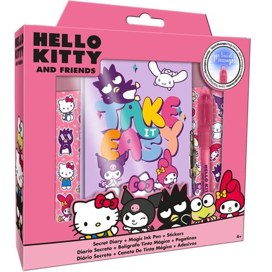 KIDS LICENSING Hello Kitty and Friends Diary + magic pen