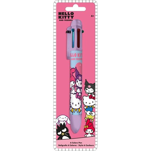 KIDS LICENSING Hello Kitty and Friends Pen 6 colours