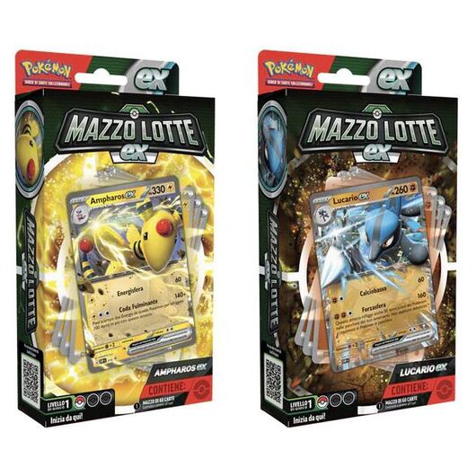 Pokemon Mazzo Lotte EX Ampharos Ex / Lucario Ex PK60287-ISINGPZ