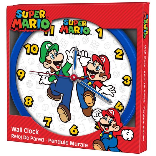Super Mario Bros wall clock 8435507874816