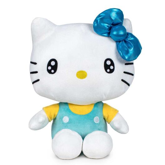 Hello Kitty and Friends: Hello Kitty 50th Anniversary Blue Bow Plush 22cm