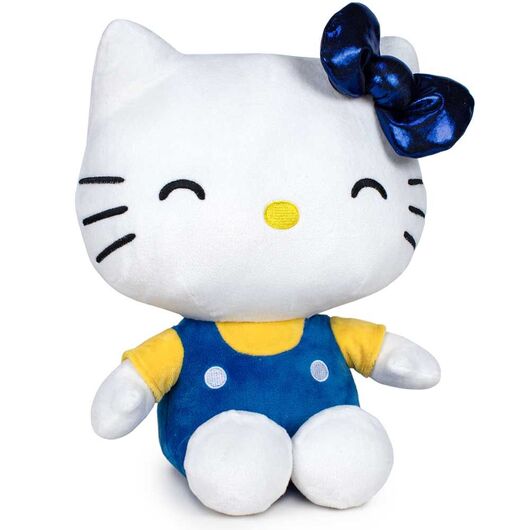 Hello Kitty and Friends: Hello Kitty 50th Anniversary Dark Blue Bow Plush 22cm