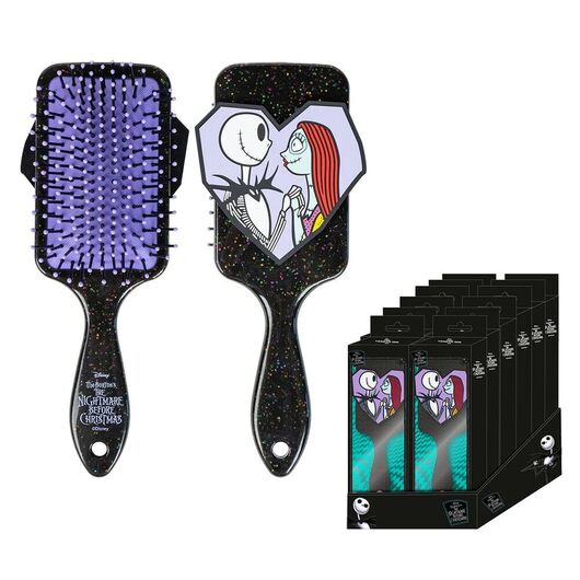 CERDÁ Disney Nightmare Before Christmas Jack & Sally hairbrush