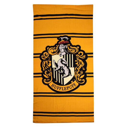 Harry Potter Hufflepuff microfibre beach towel 8445484459814