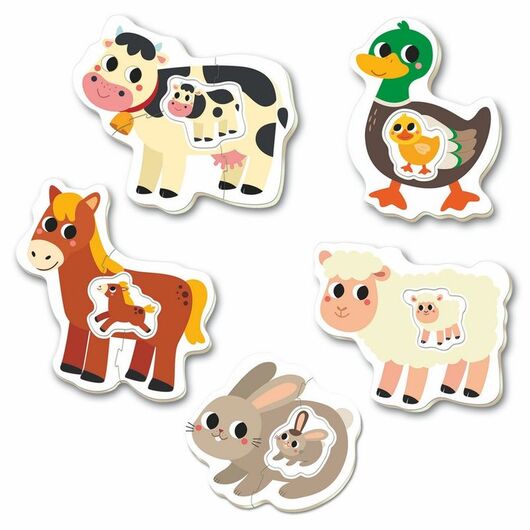 EDUCA Puzzle - The Farm 2-5pcs