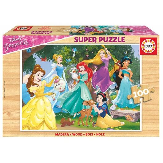 EDUCA Puzzle - Disney Princess wooden 100pcs