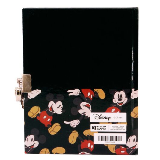 KARACTERMANIA Disney Mickey True diary with key