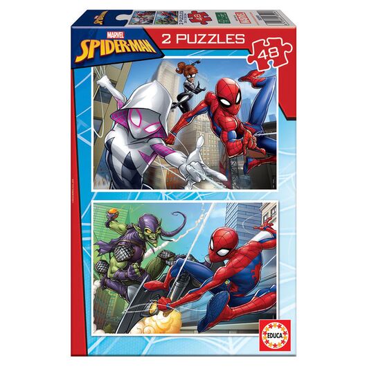 EDUCA Puzzle - Marvel Spiderman 2x48pcs