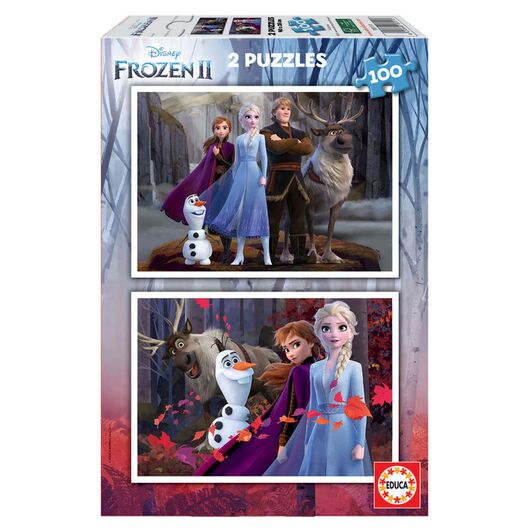 EDUCA Puzzle - Disney Frozen 2x100pcs