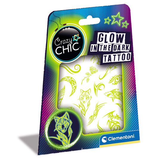 CLEMENTONI Crazy Chic Glow in the dark tattoos