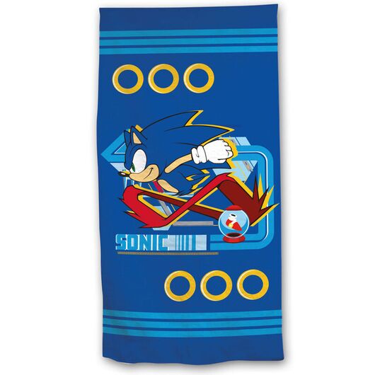 Sonic The Hedgehog microfibre beach towel 8436580115803