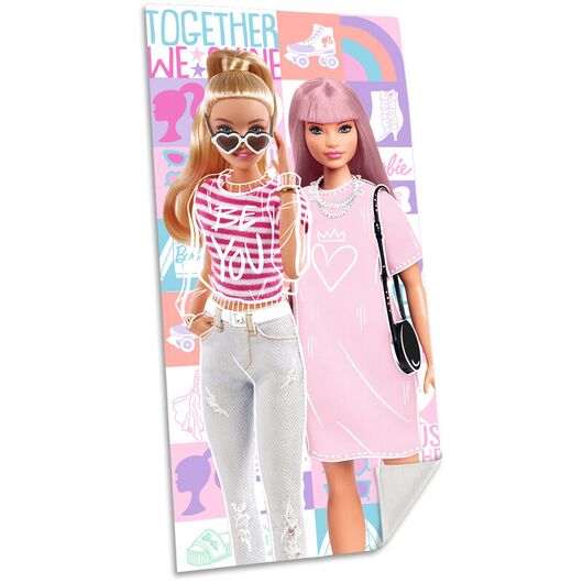 Barbie cotton beach towel 8435507870481