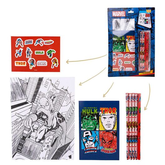Marvel Avengers Colouring stationery set 8445484293937