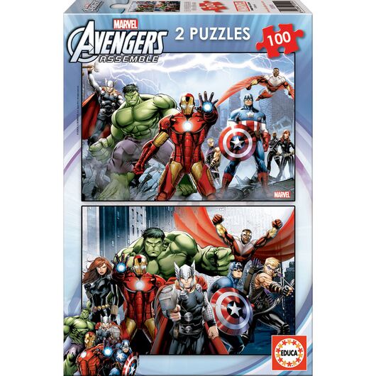 EDUCA Puzzle - Marvel Avengers 2x100pcs