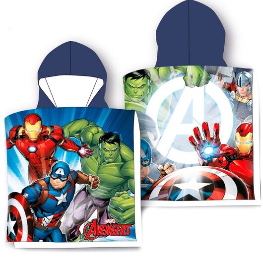 MARVEL Marvel Avengers cotton poncho towel
